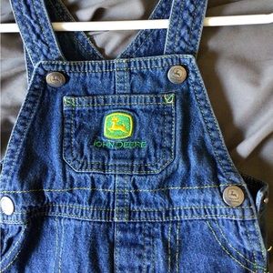JOHN DEERE Denim Baby Overalls size 9 Months